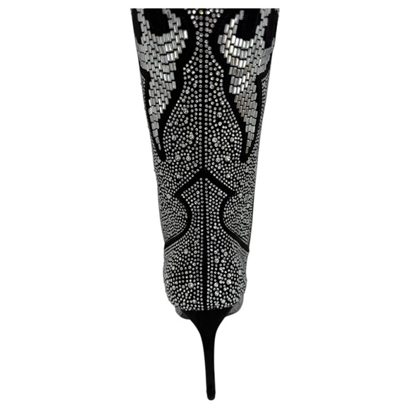 INC Iresa4 Rhinestone Crusted Western Style OTK Heeled Womens Boots Size 12M - Picture 8 of 15